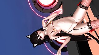 MMF akcija u hrvatske porno glumice troje s crnokosim anđelom koji uzima njegu lica